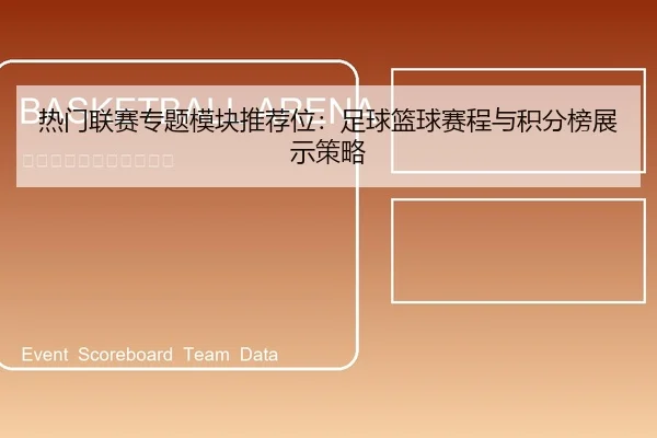 热门联赛专题模块推荐位：足球篮球赛程与积分榜展示策略